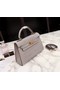 Hermes Kelly 19cm Tote Bag crocodile Leather KL19 light gray Replica