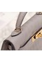 Hermes Kelly 19cm Tote Bag crocodile Leather KL19 light gray Replica