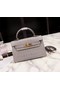 Hermes Kelly 19cm Tote Bag crocodile Leather KL19 light gray Replica