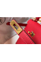 Hermes Kelly 25cm Sellier Bag In Red Epsom Leather Replica