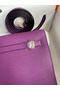 Hermes Kelly Danse II Bag In Anemone Evercolor Calfskin Replica