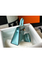 Hermes Kelly Mini II Handmade Bag In Blue Atoll Crocodile Embossed Leather Replica