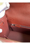 Hermes Kelly Sellier 25 Handmade Bag In Bordeaux Epsom Calfskin Replica