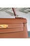 Hermes original Kelly Epsom Leather KL32 brown Replica