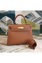 Hermes original Kelly Epsom Leather KL32 brown Replica