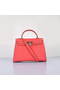 Hermes Kelly 32cm Bags Light Red Calf Leather Gold Replica
