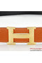 Hermes 43mm Original Calf Leather Belt HB109-1 Replica