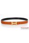 Hermes 43mm Original Calf Leather Belt HB109-1 Replica