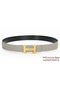 Hermes 43mm Original Calf Leather Belt HB109-2 Replica