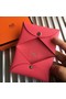 Hermes Bastia Epsom card case H0369 Watermelon Red Replica