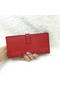 Hermes Bearn Japonaise Bi-Fold Wallet Litchi Leather A208 Red Replica