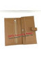 Hermes Bearn Japonaise Bi-Fold Wallet Litchi Leather A208 Wheat Replica