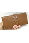 Hermes Bearn Japonaise Bi-Fold Wallet Litchi Leather A208 Wheat Replica