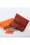 Hermes Bearn Japonaise Bi-Fold Wallet Original Leather A208 Red Replica