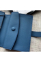 Hermes Bearn Mini Wallet In Sky Blue Epsom Leather Replica