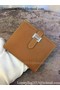 Hermes Bi-Fold Wallet Togo Leather H512 Brown Replica