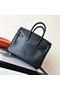 Hermes Birkin 25 Handmade Bag In Black Swift Leather Replica