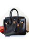 Hermes Birkin 25 Handmade Bag In Black Swift Leather Replica