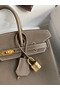 Hermes Birkin 25 Handmade Bag In Taupe Epsom Calfskin Replica