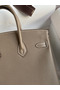 Hermes Birkin 25 Handmade Bag In Taupe Epsom Calfskin Replica