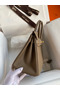 Hermes Birkin 25 Handmade Bag In Taupe Epsom Calfskin Replica