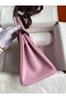 Hermes Birkin 25 Retourne Handmade Bag In Mauve Sylvestre Swift Calfskin Replica