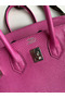 Hermes Birkin 25 Retourne Handmade Bag In Pink Lizard Leather Replica