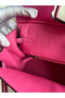 Hermes Birkin 25 Retourne Handmade Bag In Pink Lizard Leather Replica