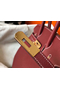 Hermes Birkin 25cm Bag In Bordeaux Clemence Leather GHW Replica
