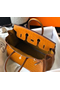 Hermes Birkin 25cm Bag In Gold Embossed Crocodile Leather Replica