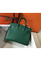 Hermes Birkin 25cm Bag In Vert Vertigo Clemence Leather GHW Replica