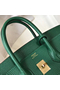 Hermes Birkin 25cm Bag In Vert Vertigo Clemence Leather GHW Replica