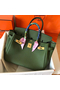 Hermes Birkin 30 Handmade Bag In Canopee Clemence Leather Replica