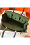 Hermes Birkin 30 Handmade Bag In Canopee Clemence Leather Replica