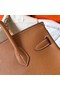 Hermes Birkin 30 Handmade Bag In Gold Epsom Leather Replica