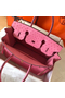 Hermes Birkin 30 Handmade Bag In Pink Ostrich Skin Replica