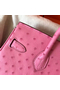 Hermes Birkin 30 Handmade Bag In Pink Ostrich Skin Replica