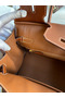 Hermes Birkin 30 Handmade Bag In Toile & Gold Swift Leather Replica