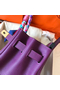Hermes Birkin 30 Handmade Bag In Ultraviolet Clemence Leather Replica