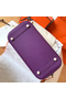 Hermes Birkin 30 Handmade Bag In Ultraviolet Clemence Leather Replica