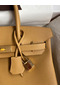 Hermes Birkin 30 Retourne Handmade Bag In Biscuit Clemence Leather Replica
