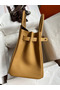 Hermes Birkin 30 Retourne Handmade Bag In Biscuit Clemence Leather Replica