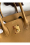 Hermes Birkin 30 Retourne Handmade Bag In Biscuit Clemence Leather Replica