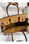 Hermes Birkin 30 Retourne Handmade Bag In Biscuit Clemence Leather Replica