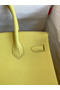 Hermes Birkin 30 Retourne Handmade Bag In Lime Epsom Calfskin Replica