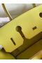Hermes Birkin 30 Retourne Handmade Bag In Lime Epsom Calfskin Replica