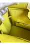 Hermes Birkin 30 Retourne Handmade Bag In Lime Epsom Calfskin Replica