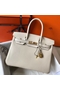 Hermes Birkin 30cm Bag In Beton Clemence Leather GHW Replica