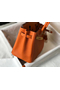 Hermes Birkin 30cm Bag In Orange Clemence Leather GHW Replica