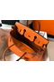 Hermes Birkin 30cm Bag In Orange Clemence Leather GHW Replica
